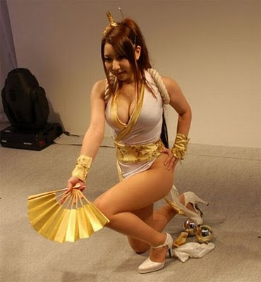 cosplay girls anime costum art in game