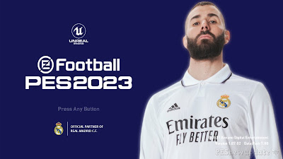 PES 2021 Menu Real Madrid 2022/2023 by PESNewupdate