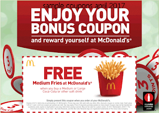 Mcdonalds coupons april