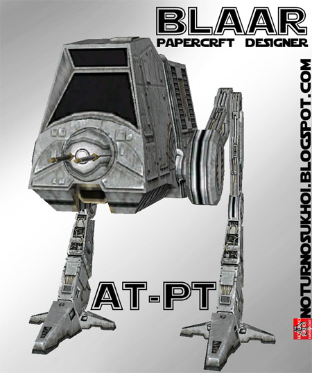 Star Wars All Terrain Personal Transport Papercraft AT-PT