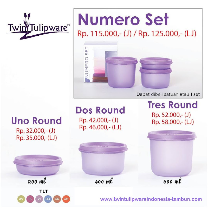 Numero Set - Katalog 2017 Twin Tulipware