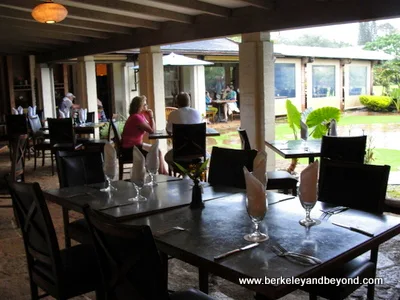 Gaylord's restaurant at Kilohana Plantation in Lihue, Kauai, Hawaii