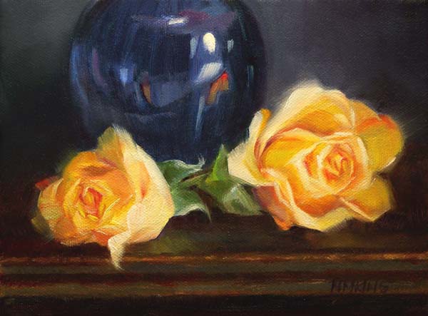 Oil Paintings Of Roses 