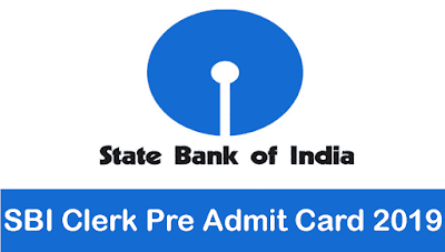 SBI Clerk Admit Card 2019 