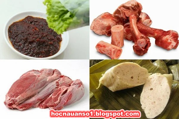 Cách nấu bún bò Huế