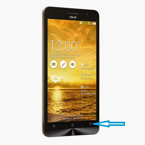 Cara Screenshot Ambil Gambar  di Handphone  Android Asus  