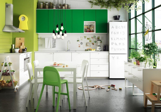 déco décoration cuisine vert epatemoi.blogspot.fr