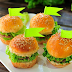 Bánh hamburger mini nhân thịt bò