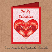 Here is a sample card made with the Deco Heart Valentine Clip Art. (decoheartsamplecard)