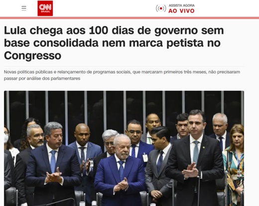 www.seuguara.com.br/jornais/100 dias do governo Lula/