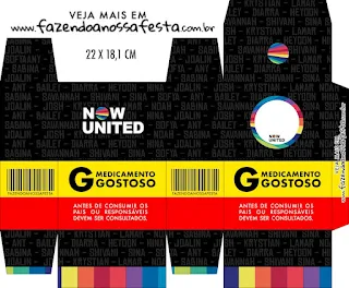 Now United: Cajas para Imprimir Gratis.