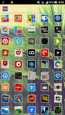 Crushed Paper HD Theme v2.0