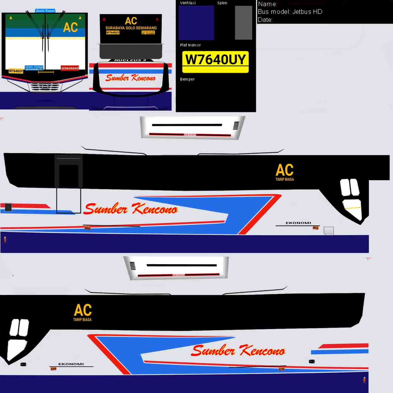 livery bussid sumber kencono hd