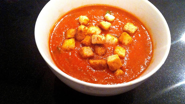 Roasted Red Pepper Bisque Soup