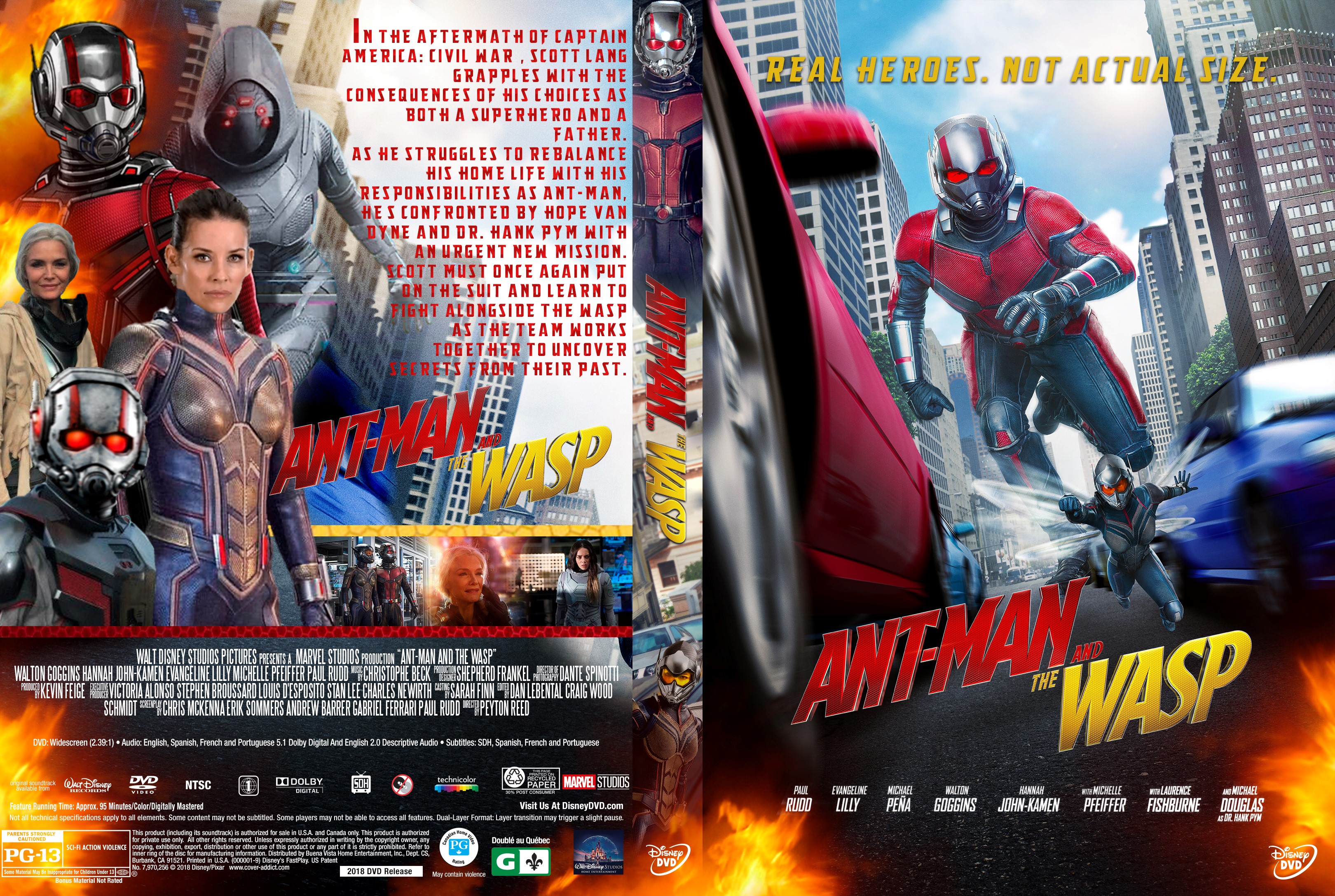 Ant-Man and the Wasp DVD Cover | Cover Addict - Free DVD ...