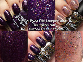 Blue-Eyed Girl Lacquer and The Polish Bar The Haunted Destination Duo