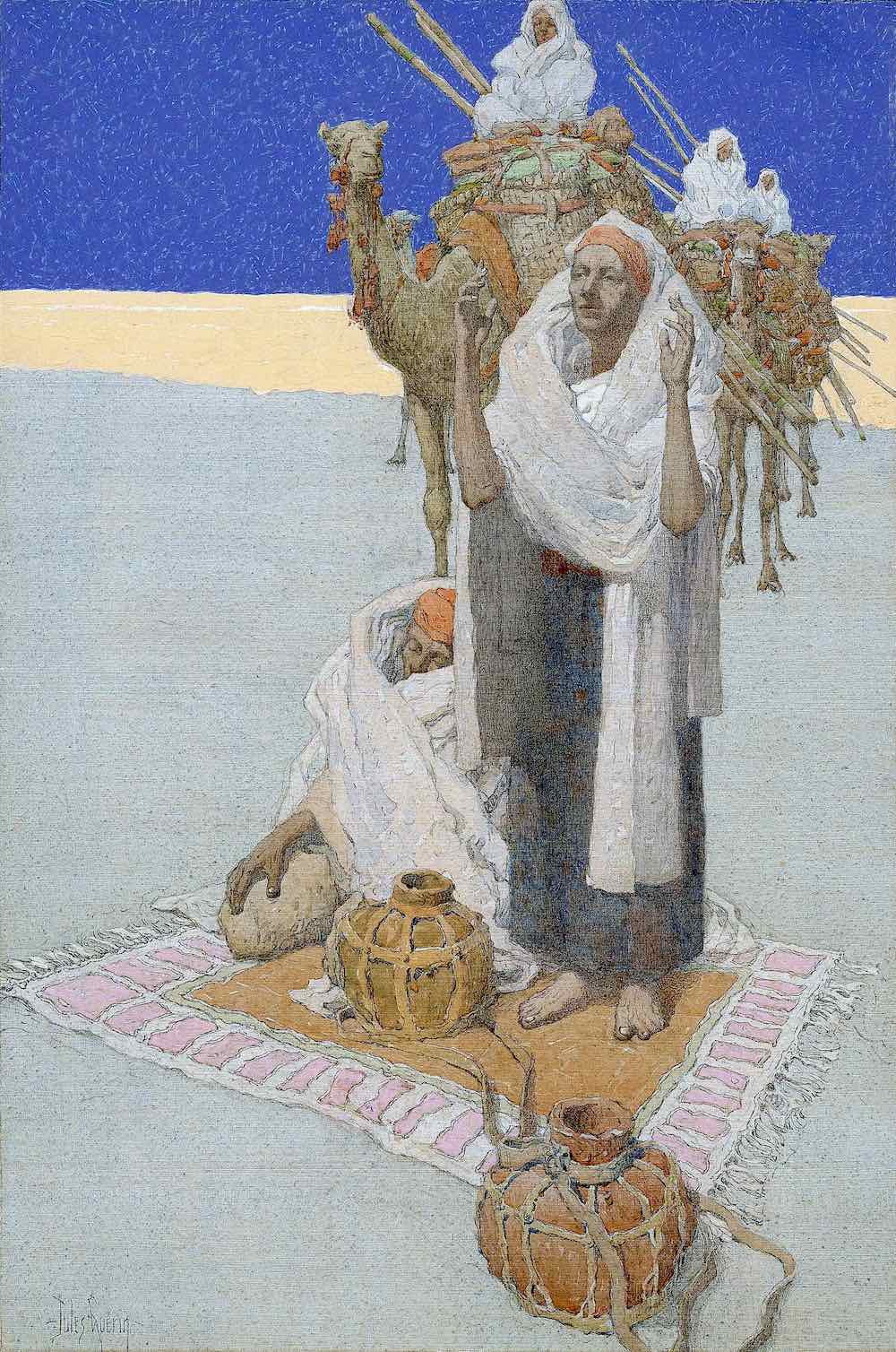 Jules Guérin, prayer in the desert