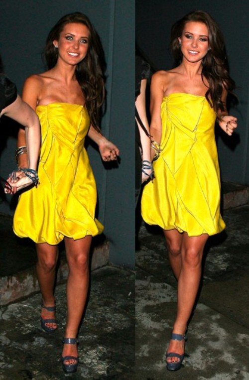 audrina patridge long dress