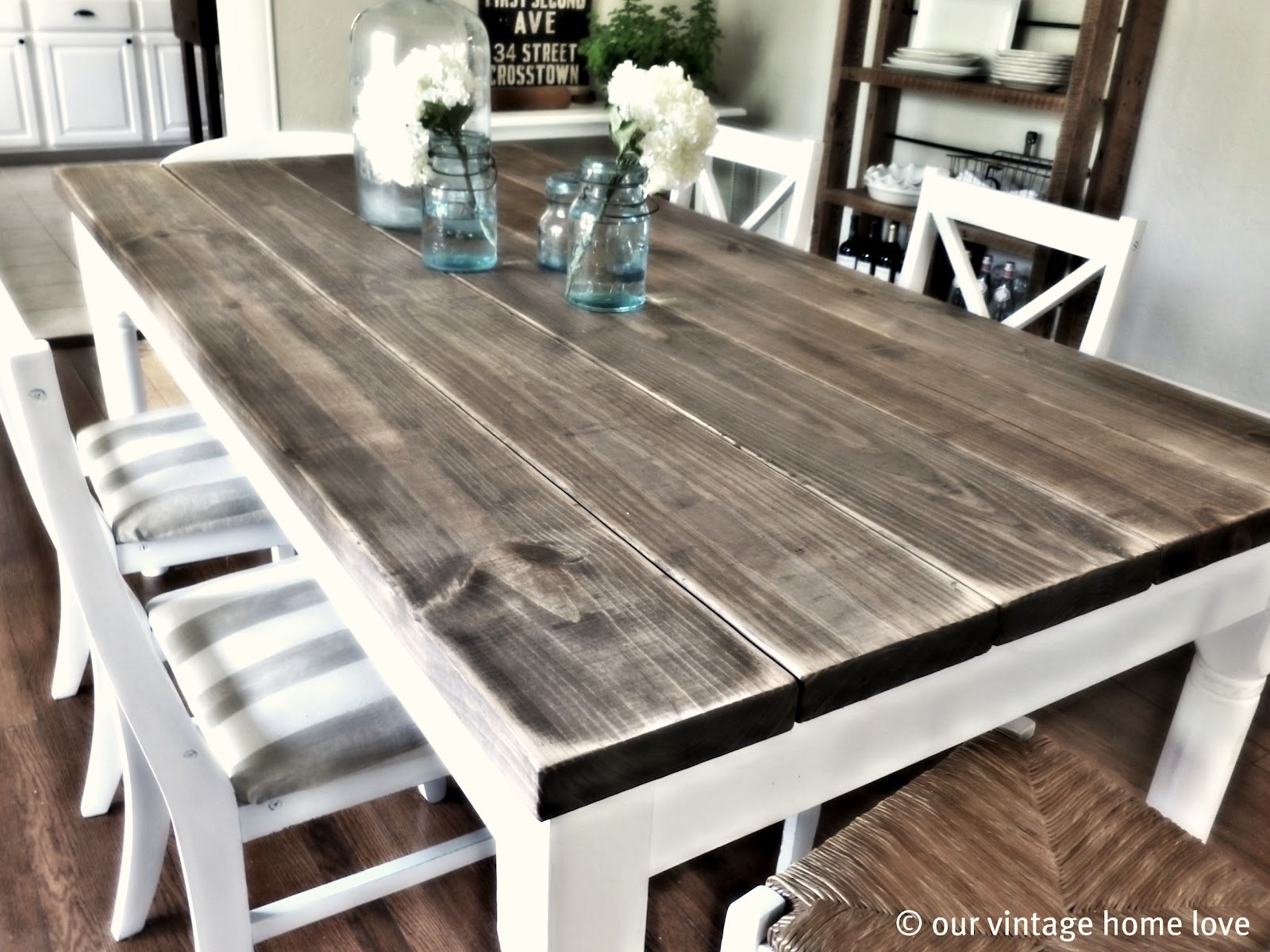 Our Vintage Home Love Dining Room Table Tutorial