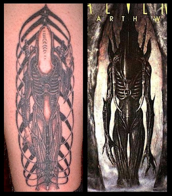 This Tribal Alien Tattoo as it was labeled is taken from John Bolton's