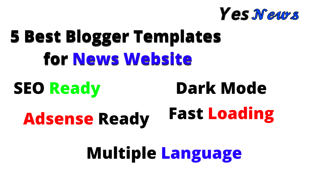 5 Best Blogger Templates for News Website | Premium Templates