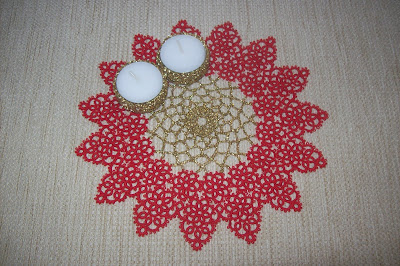 Tatting doily (Christmas 2016) - Centrino a chiacchierino (Natale 2016)