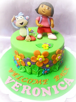 Dora Birthday Cakes on Mom   Daughter Cakes  Dora And Boots Birthday Cake