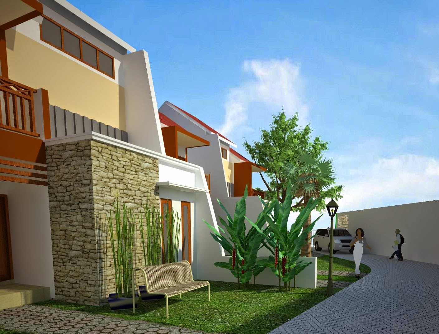  Desain  Rumah  2  Lantai  Griya Al Azzam