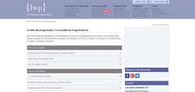 la web del programador