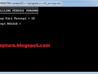 Program Hitung Keliling Persegi Dengan c++