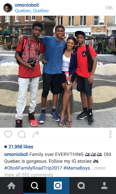 Relocated Actress Omoni Oboli Posts Photos Of Road Trip With Her Sons.. 