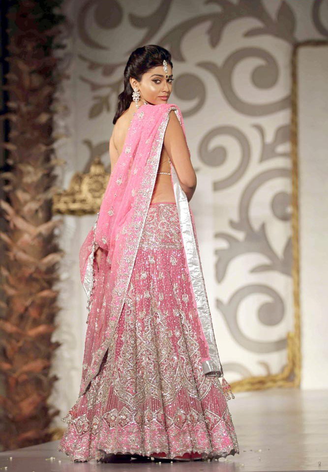 Shriya Saran on for Bridal Fashion Week Photoshoot