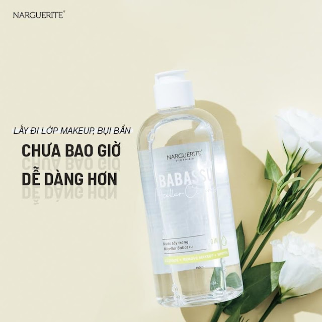 nước tẩy trang babassu cho da dầu mụn