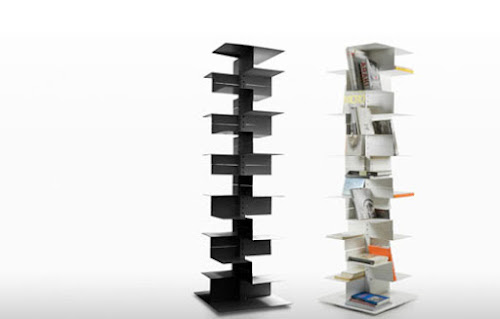 Rotating Bookcase White