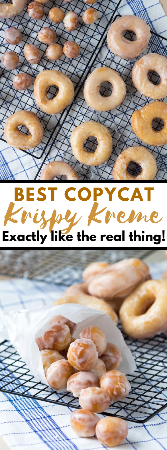 ORIGINAL GLAZED DONUTS (KRISPY KREME RECIPE COPYCAT) #dessert #breakfast