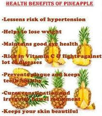 Health benefits of pineapples