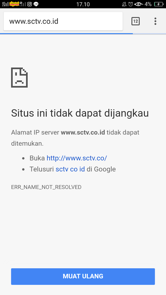 VIRAL!!! Website SCTV Di Serang Puluhan Hacker Hingga Down!!! 