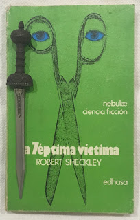 Portada del libro La séptima víctima, de Robert Sheckley