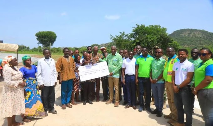 Bui Power Authority provides over GHC400,000 support to yam, groundnut farmers   