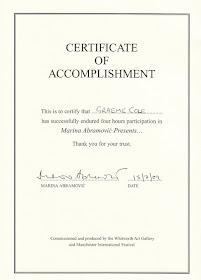 my childish handwriting undermines the fact I got given this certificate for doing something very grown up