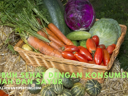 Tubuh Sehat dengan Konsumsi Buah dan Sayur