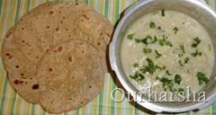 Chappati and Potato curry with coconut milk (7)