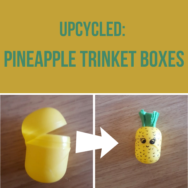 Upcycled: pineapple trinket boxes