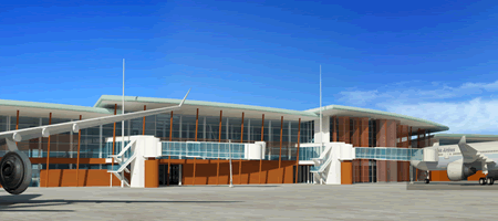 The African Aviation Tribune Congo Kinshasa See Renderings For Kinshasa N Djili International Airport S New Passenger Terminal Due In 2014