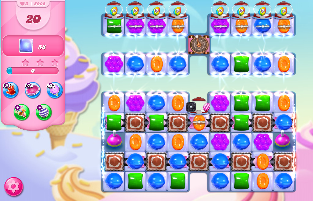 Candy Crush Saga level 5908