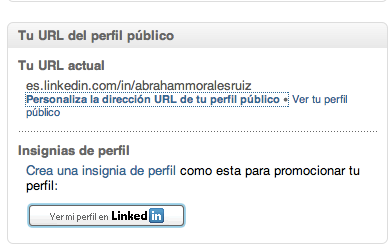 url linkedin personalizada