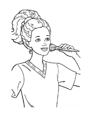 barbie coloring pages for girls. of Barbie coloring pages,