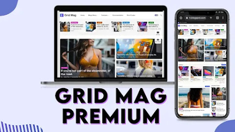 Gridmag Premium Blogger Template Free Download