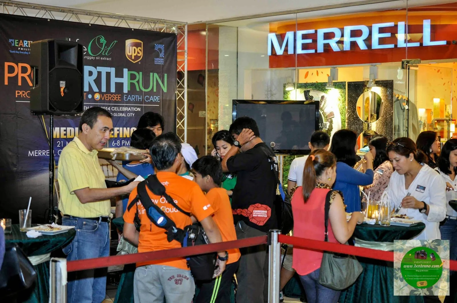 Pro Earth Run Media Briefing at Merrell Concept Store