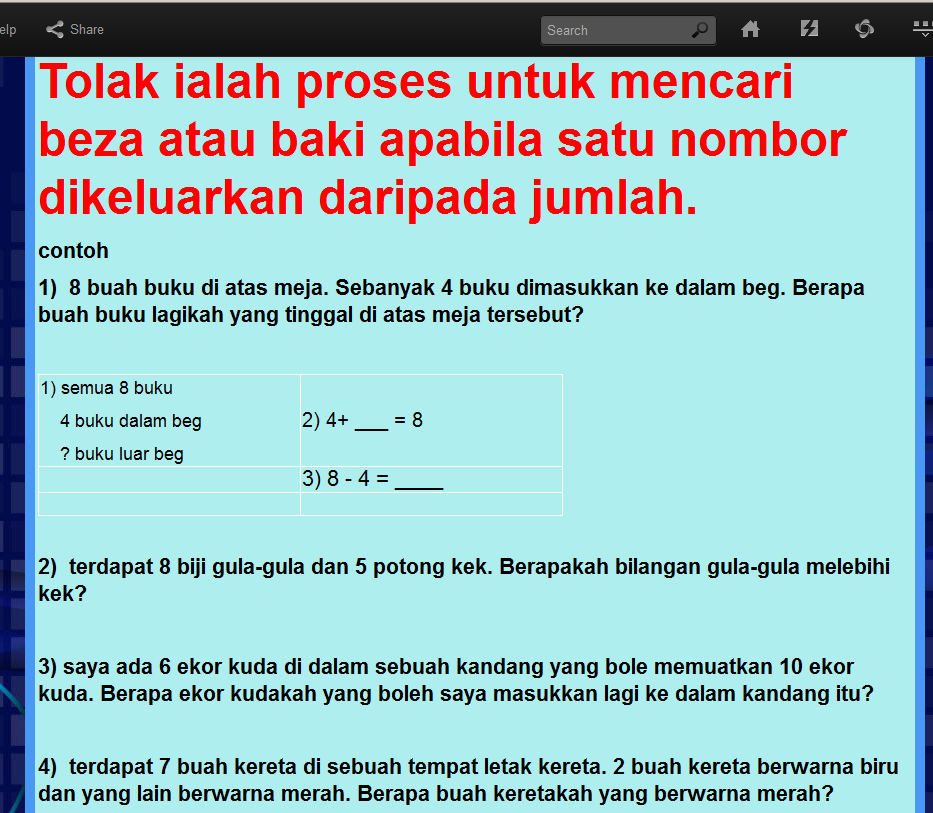 Dunia Pendidikan Ku: BAHAN SITE VLE FROG MATEMATIK TAHUN 5 